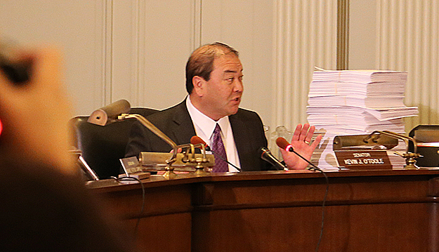 Kevin O'Toole, former senator from the 40th Legislative District, advises current and future politicians to have the courage to surround yourself with strong staff that are willing to stand up and tell you when you are wrong. Otherwise, they risk becoming disconnected from reality.