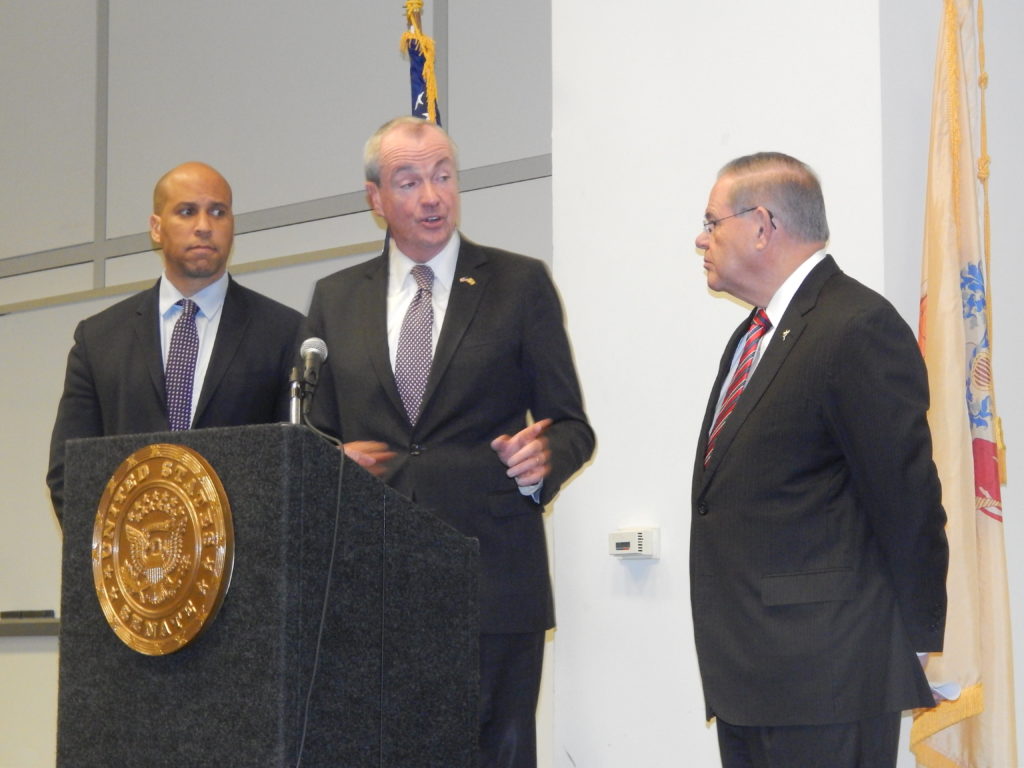 Booker, Murphy, and Menendez