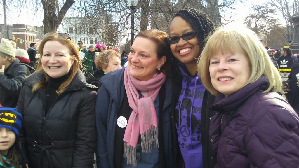 From left: Downey, Weber, McKnight, Pinkin.