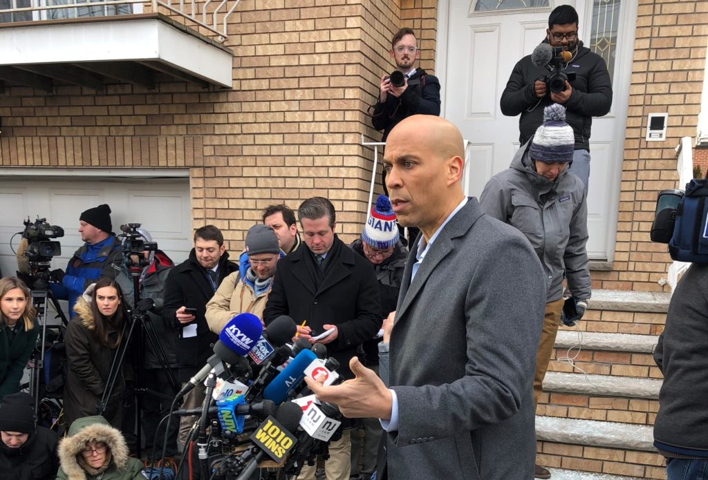 U.S. Senator Cory Booker promises to name a female running mate for his 2020 presidential campaign if he wins the Democratic primary election and the Democratic National Convention nomination.