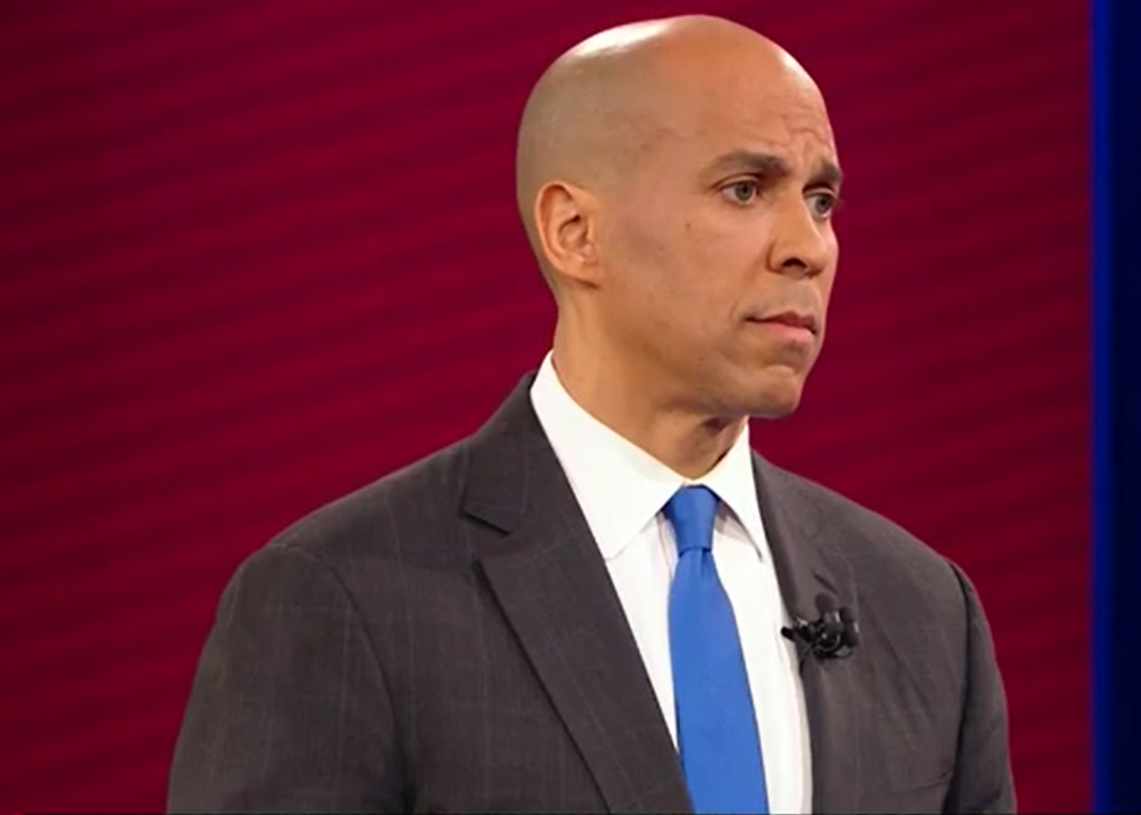 Democratic Presidential Candidate Cory Booker responds to former Vice President Joe Biden's comments about kids wearing hoodies, saying the DNC nominee needs to talk about race in a far more constructive way.