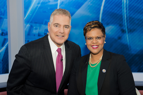Assemblywoman Shavonda Sumter explains the need for NJ to invest in healthcare to improve the high rates of black infant mortality rate with Steve Adubato on his political talk series "State of Affairs," which airs on PBS.