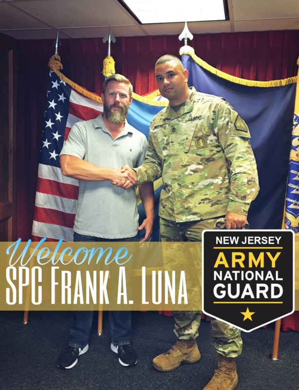 Veteran Ocean County GOP operative Frank Luna enlists in the Army National Guard as an Infantryman.