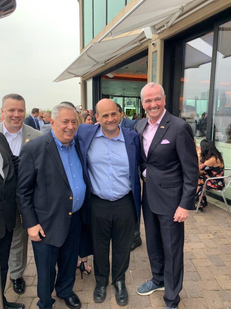 Senator/Mayor Nick Sacco held an event this evening at the Waterside in North Bergen, attended by Governor Phil Murphy and presumptive Bergen Democratic Chairman Paul Juliano.