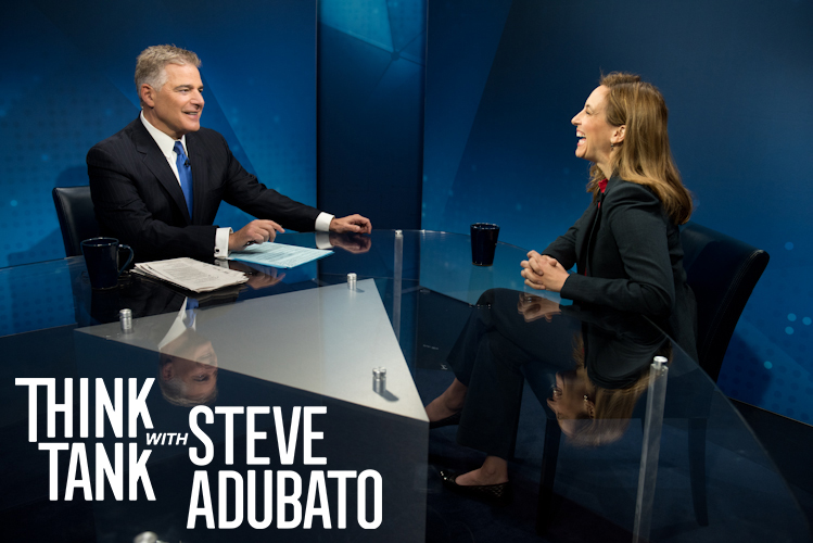 U.S. Representative Mikie Sherrill discuss her career path towards Congress, the future of the Democratic Party in New Jersey and her priorities in Washington, D.C. on Steve Adubato's political talk show "Think Tank."