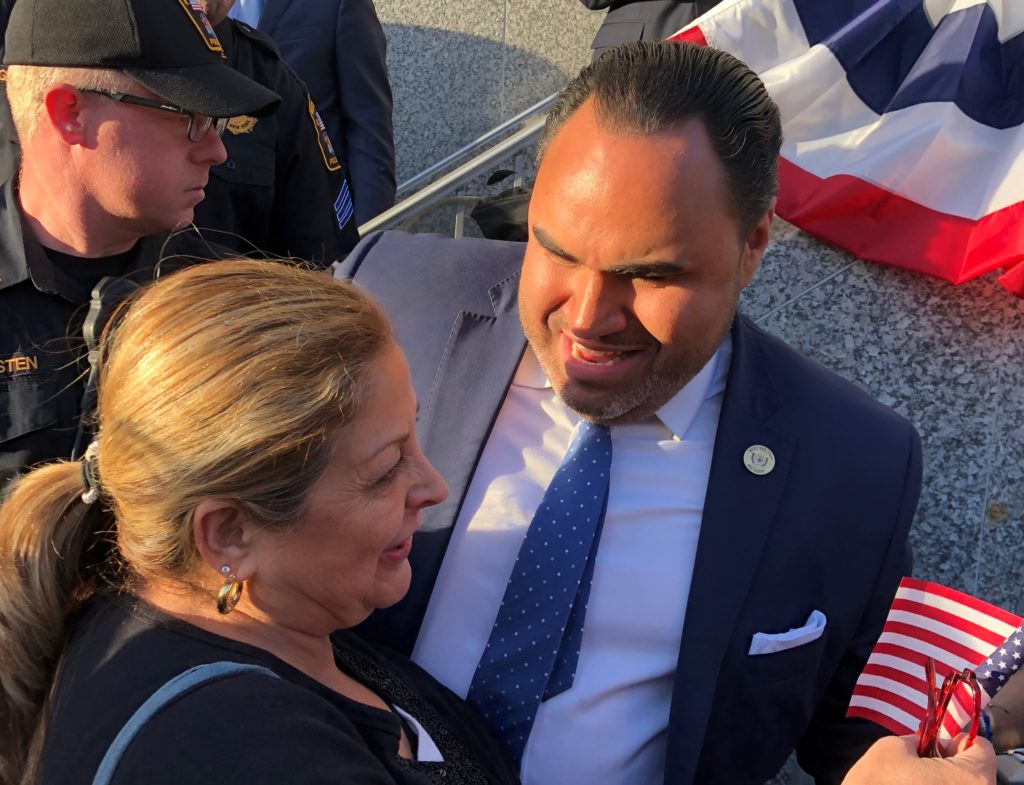Newly elected West New York Mayor Gabe Rodriguez and other Hudson County Democrats were inaugurated, with local politicos and Governor Phil Murphy in attendance. Murphy called it a “day of renewal” for West New York.