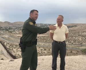 US Rep. Jeff Van Drew at the United States-Mexico southern border