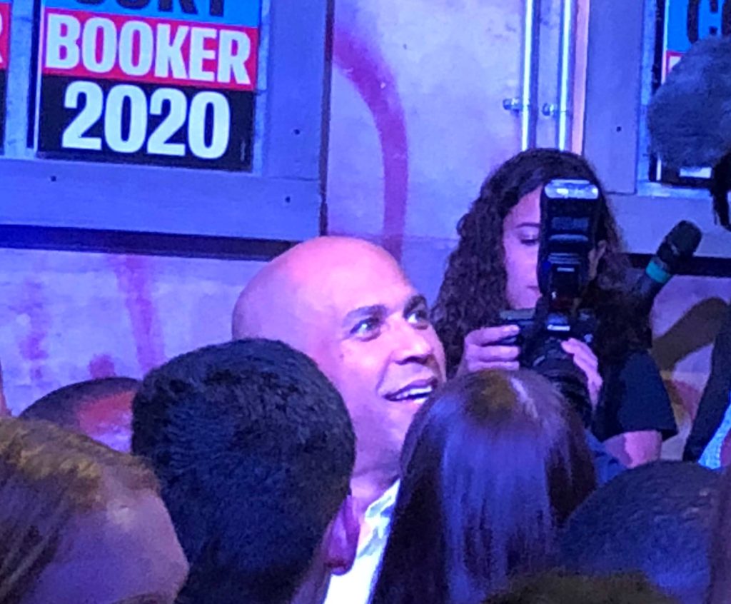 U.S. Senator Cory Booker (D-NJ) is polling at 2% in today's Monmouth University Poll, which shows significant ground gained by Massachusetts Senator Elizabeth Warren.