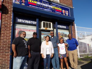 Team Irvington Strong at historic HQ on Chancellor Avenue.