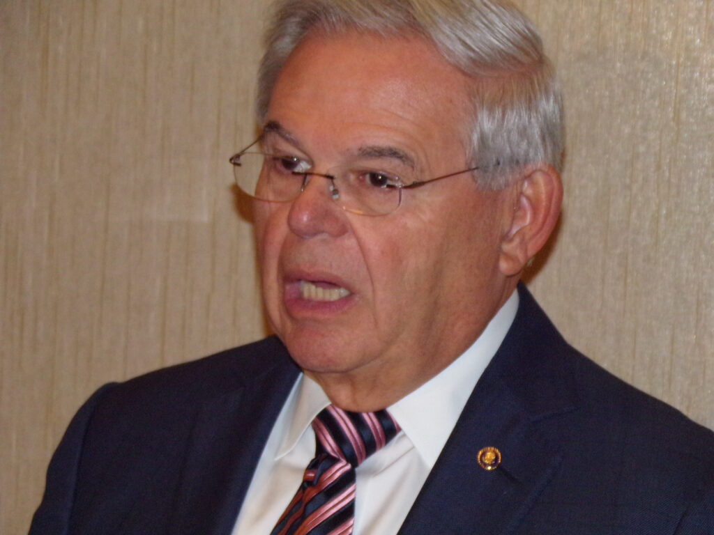 Menendez in Atlantic City.