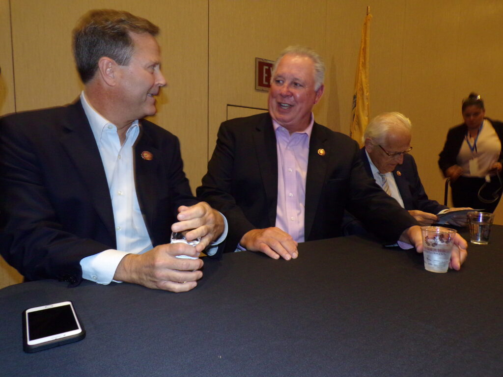 From left: Norcross, Sires and Pascrell.