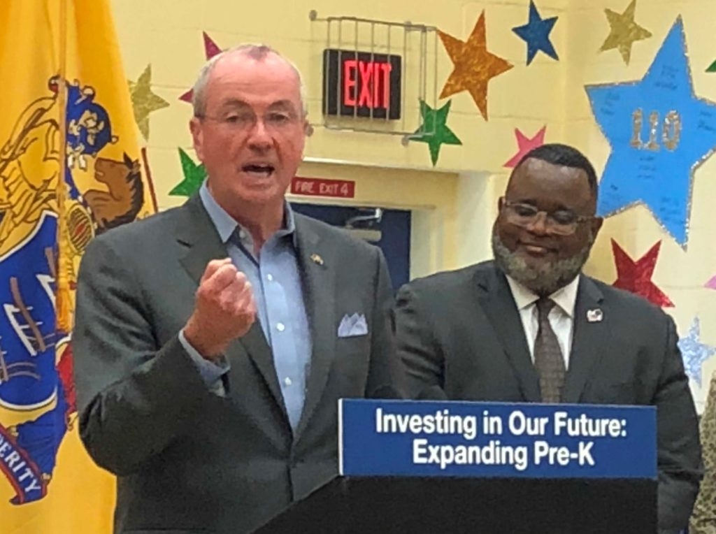 Governor Murphy in Union City