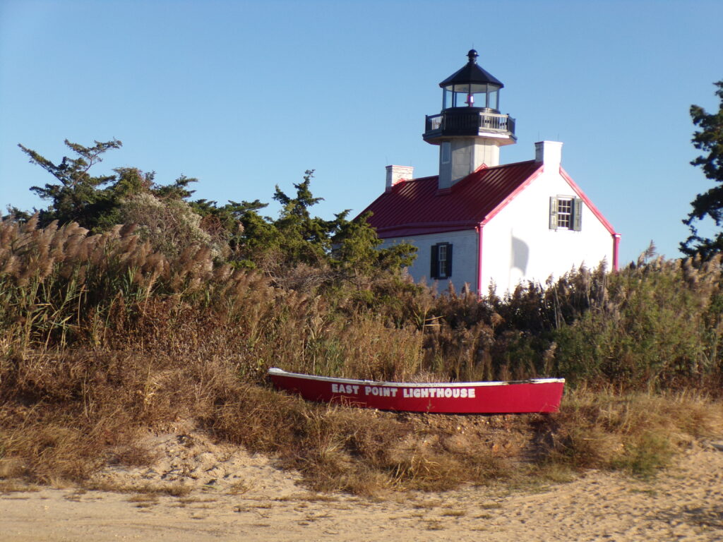 Landmark under siege: Beach erosion has the East Point Lighthouse sitting literally at the edge.