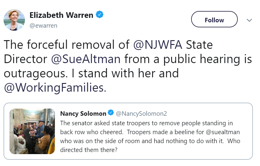 Warren tweet