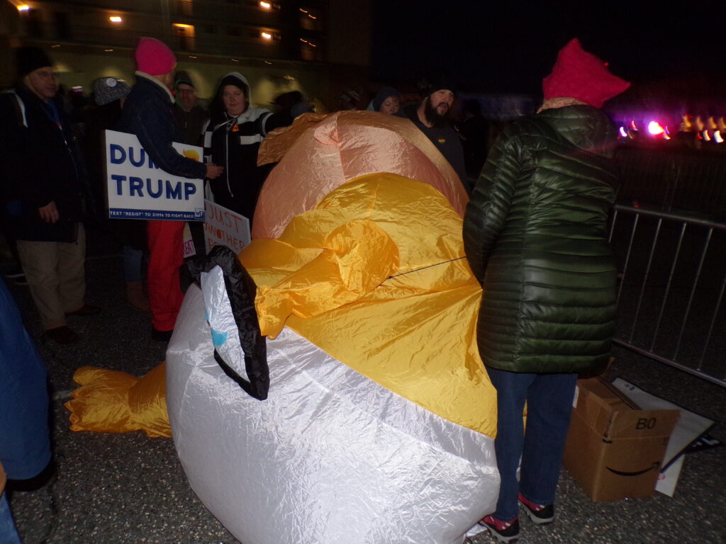 Trump inflatable