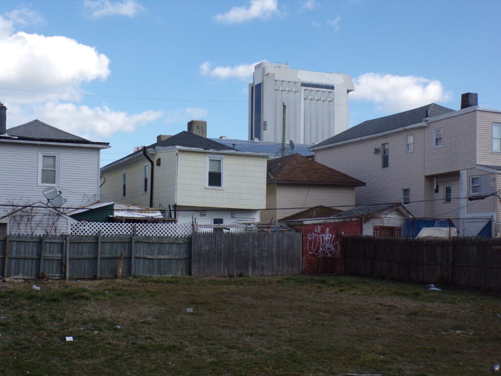 Residential Atlantic City: In the shadow of the casinos.