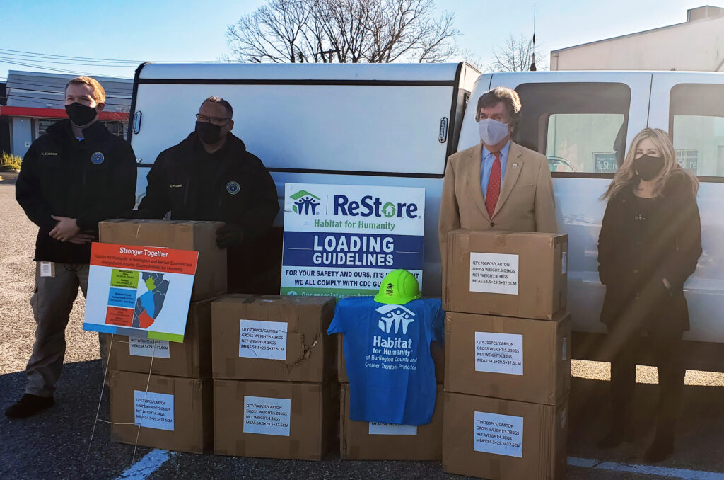Burlington County Freeholders accept Habitat for Humanity donation of