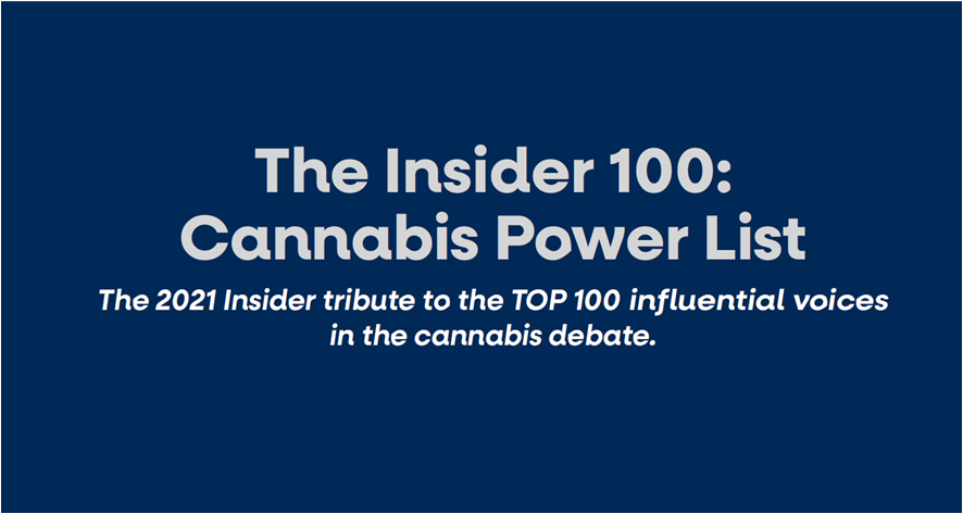 2021 Insider 100: Cannabis Power List