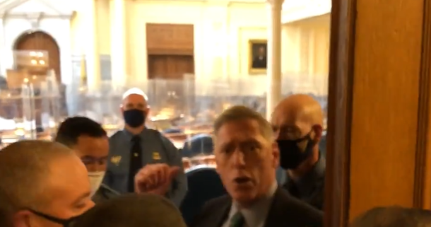 Peterson at the Statehouse