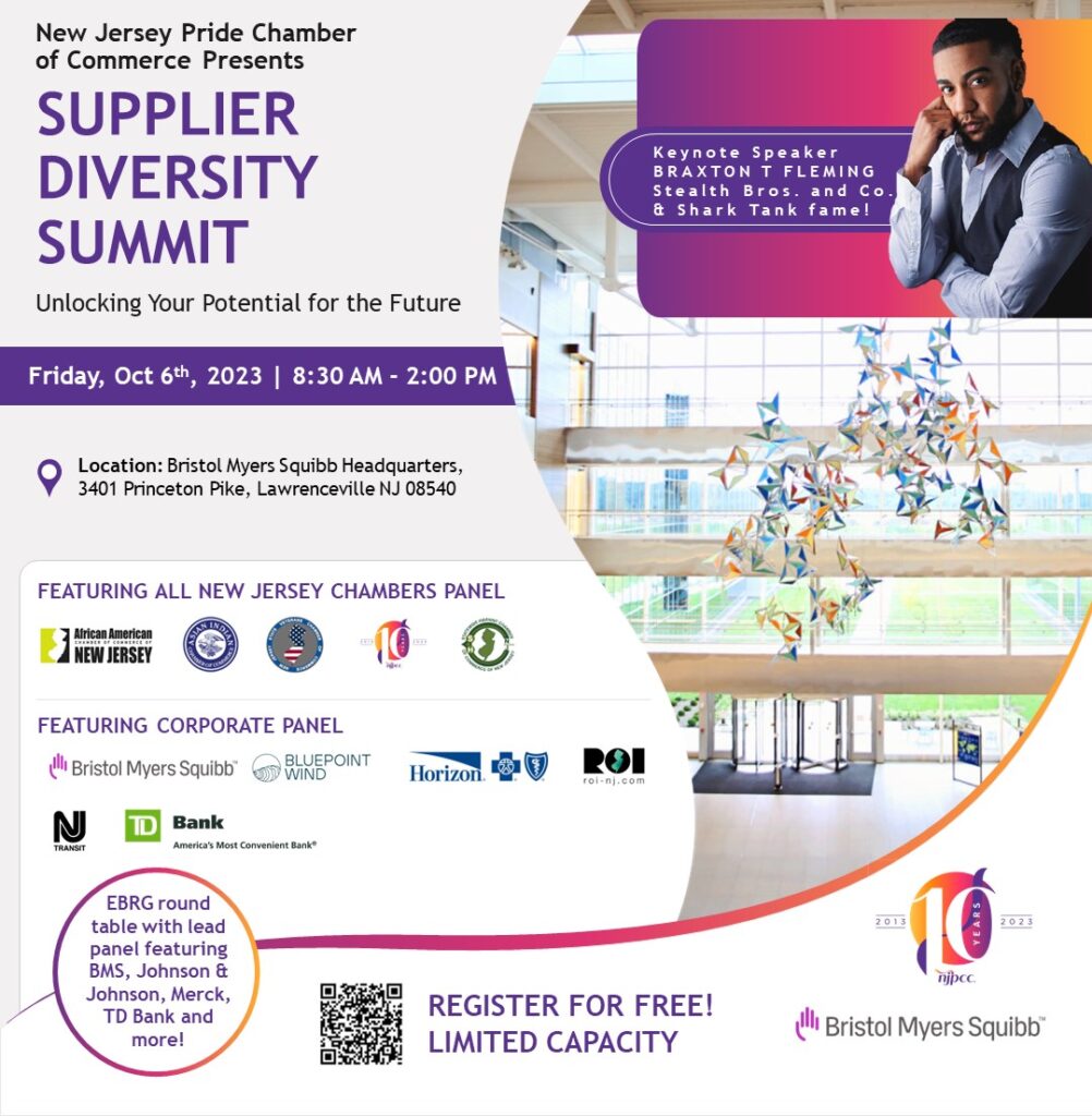 Bristol Myers Squibb Sponsors and Partners with New Jersey Pride Chamber of Commerce (NJPCC