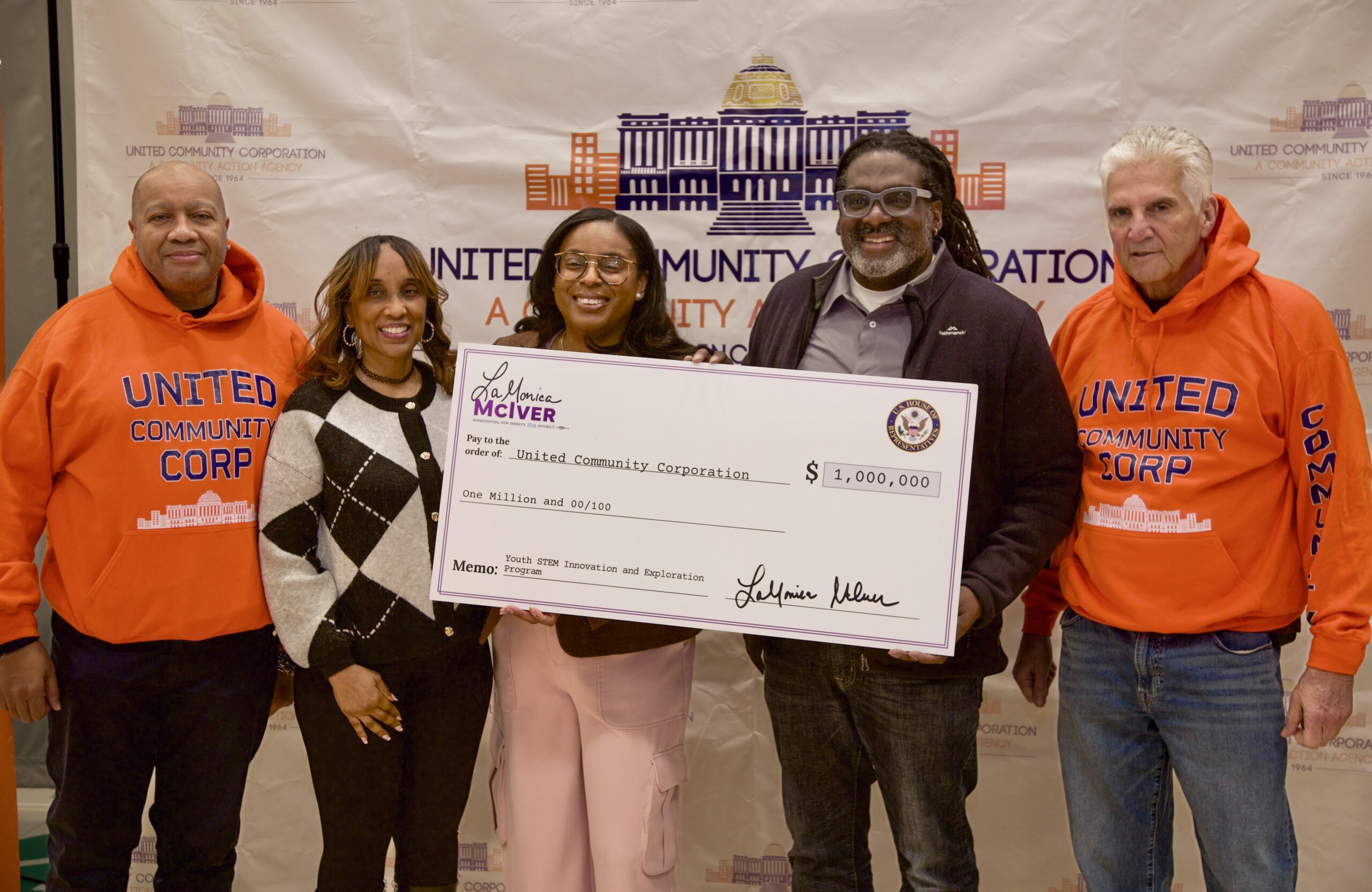 Newark Nonprofit UCC Awarded $1 Million Federal Grant by U.S. Rep. LaMonica McIver to Launch Youth STEM Innovation and Exploration Program