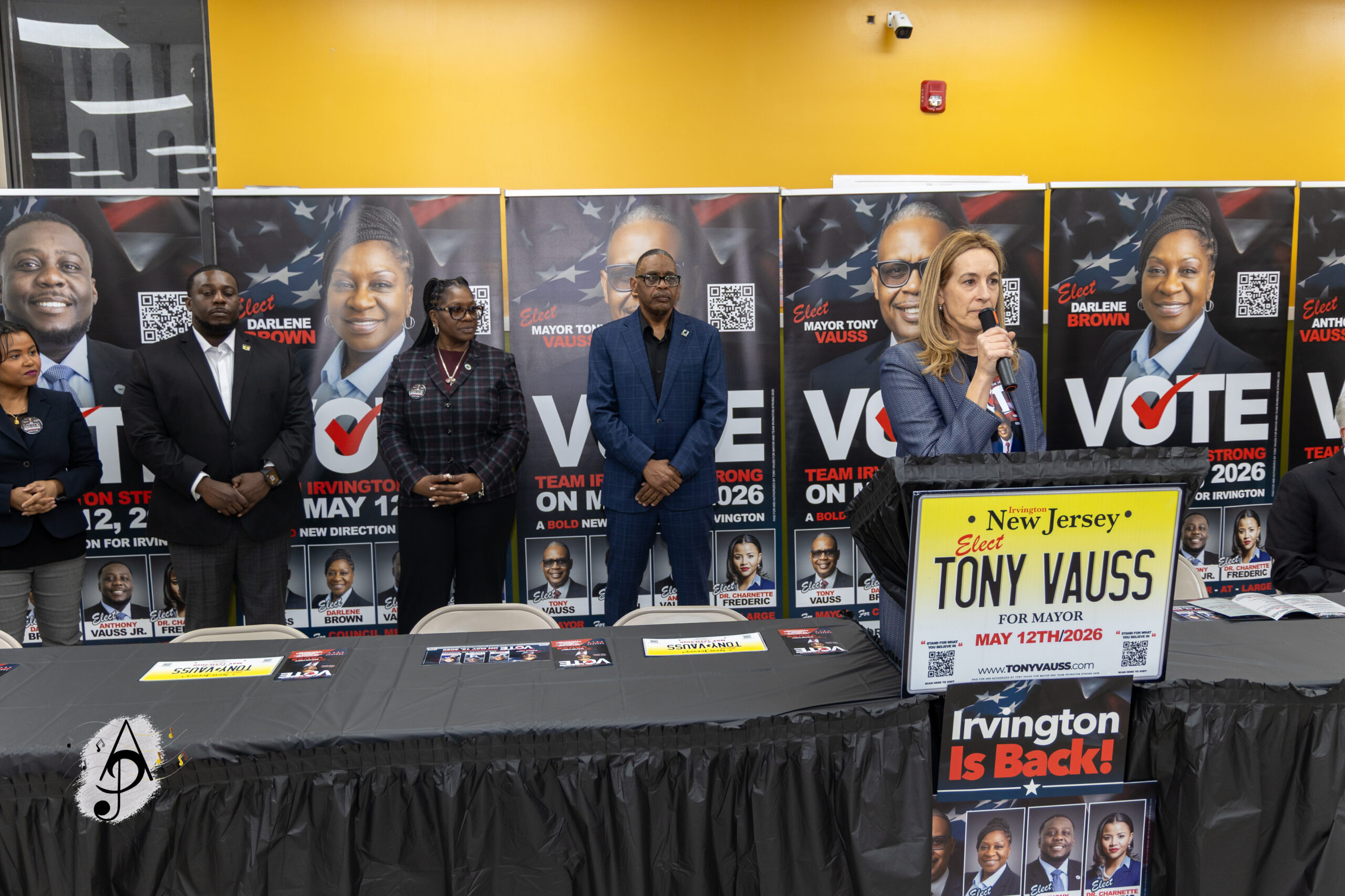 Historic Political Moment: Governor Sherrill, County Executive Joseph DiVincenzo, and NJ Democratic Chair Leroy Jones Rally Behind Mayor Tony Vauss and Team Irvington Strong