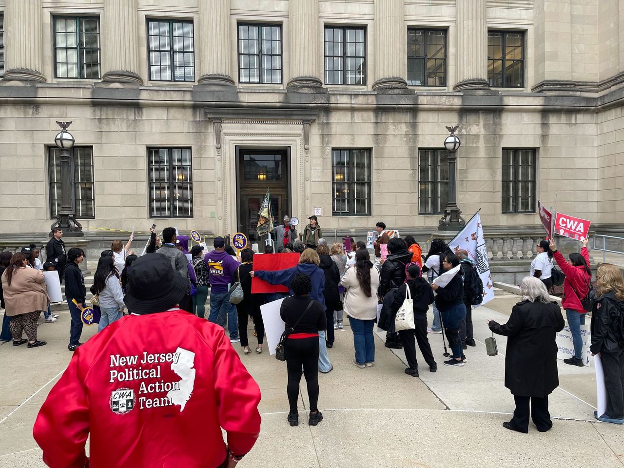 Child Care For All NJ Campaign Launches at Statehouse Parents and early educators rally on Day Without Child Care to demand New Jersey invest in affordable care and living wages for the workforce